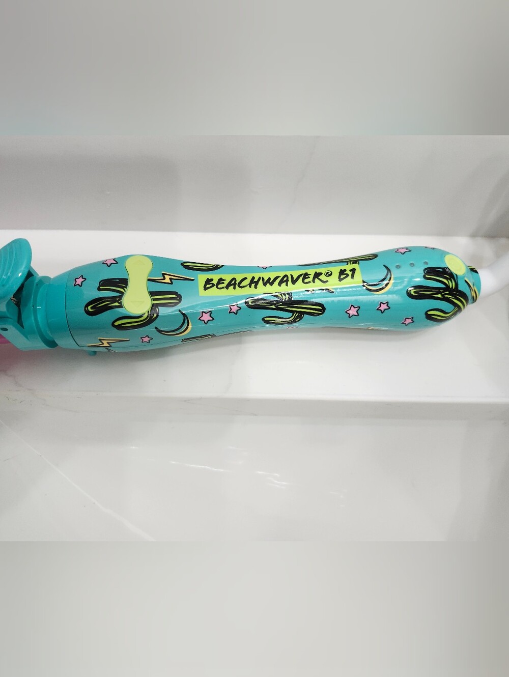 The Beachwave B1 Neon Desert Roatating Curling Iron 1 Inch - Picture 5 of 8